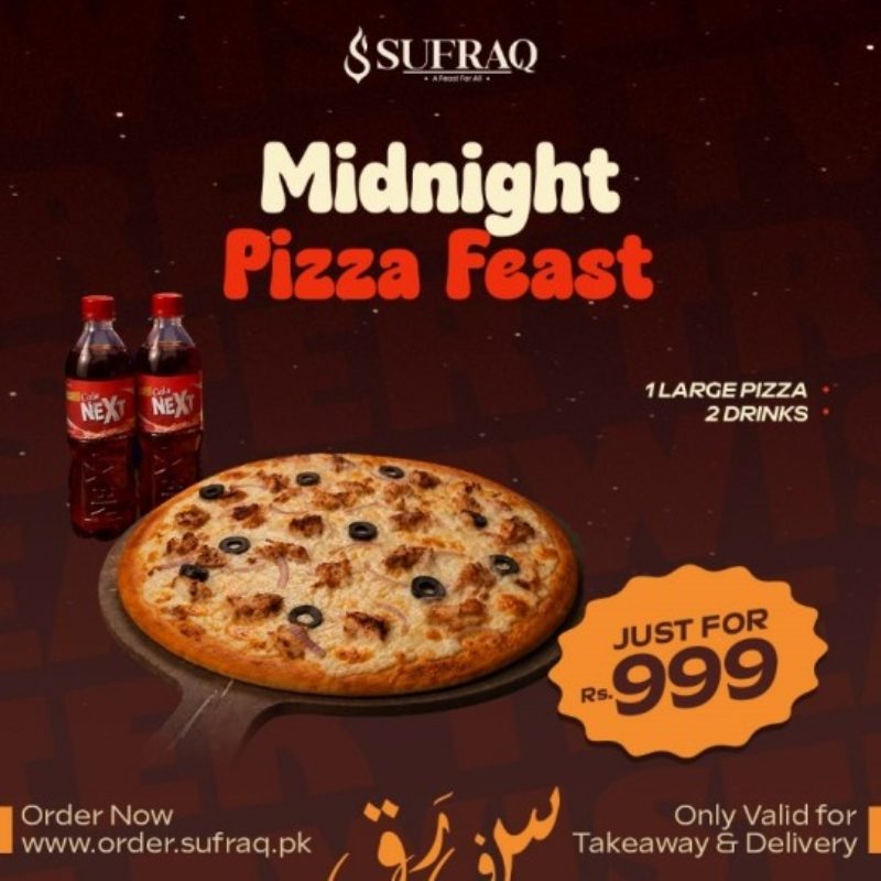 Midnight Pizza Feast deal